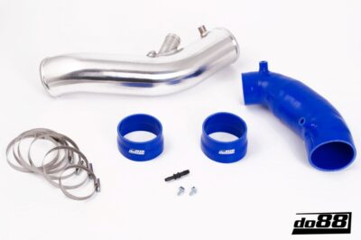 SAAB 9-3 2.8T Inlet pipe with Blue hoses